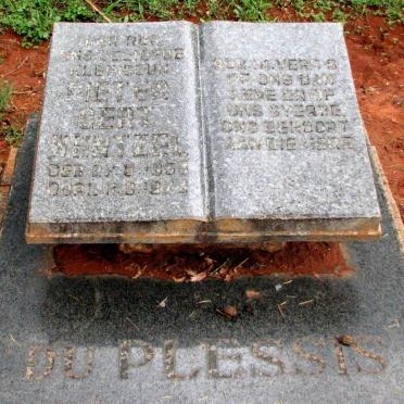 PLESSIS Pieter Gert Wentzel, du 1953-1973