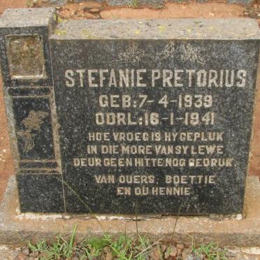 PRETORIUS Stefanie 1939-1941