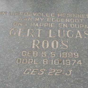 ROOS Gert Lucas 1899-1974