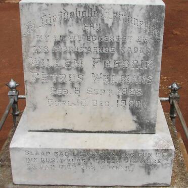 WELMANS Willem Fredrik Petrus 1889-1930