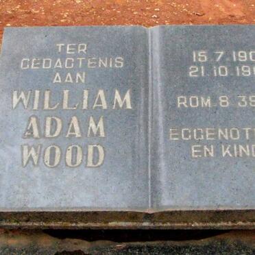 WOOD William Adam 1904-1968