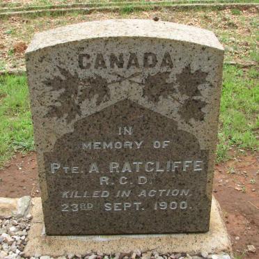RATCLIFFE A. -1900