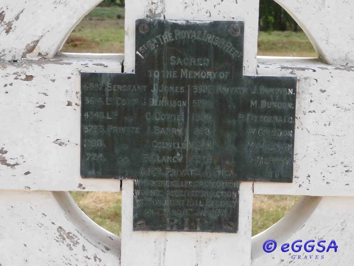 6. Memorial Stone - 1st. Bn. The Royal Irish Regiment 