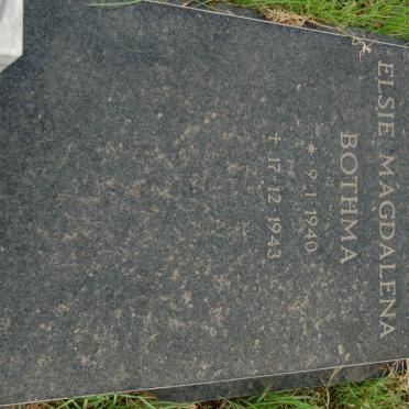 BOTHMA Elsie Magdalena 1940-1943