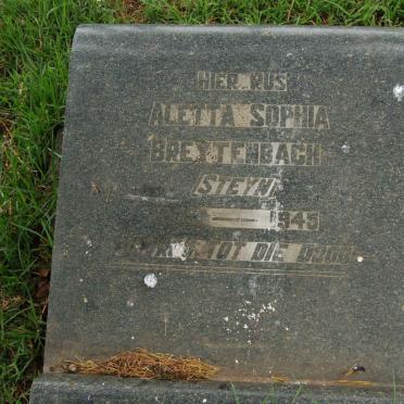 BREYTENBACH Aletta Sophia nee STEYN -1945