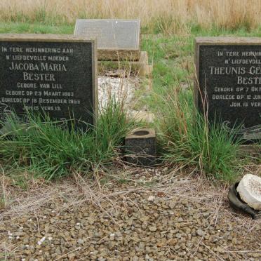 BESTER Theunis Gerhardus 1873-1963 &amp; Jacoba Maria VAN LILL 1883-1955