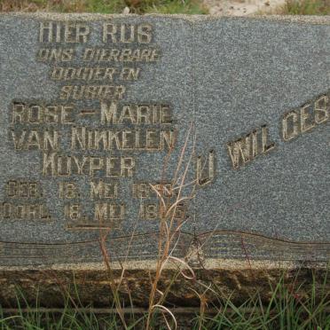 KUYPER Rose-Marie, van Nikkelen 194?-19?5