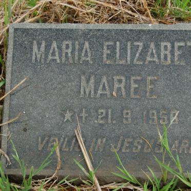 MAREE Maria Elizabeth 1956-1956