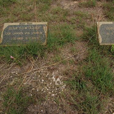 OLIVIER Gerrit G. 1865-1958 &amp; Elsje S.C.M. JANSEN VAN VUUREN 1868-1957