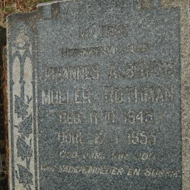 ROTHMAN Johannes Albertus Muller 1945-1955