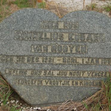 ROOYEN Cornelius Eduard, van 1921-1953