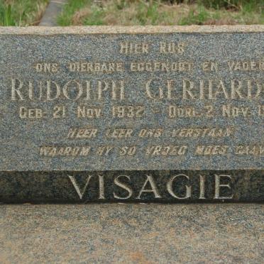 VISAGIE Rudolph Gerhardus 1932-1955