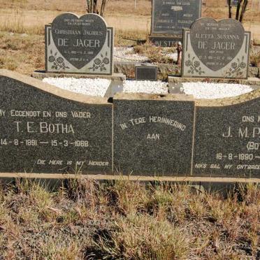 BOTHA T.E. 1891-1968 &amp; J.M.P. BOTHA 1890-1972
