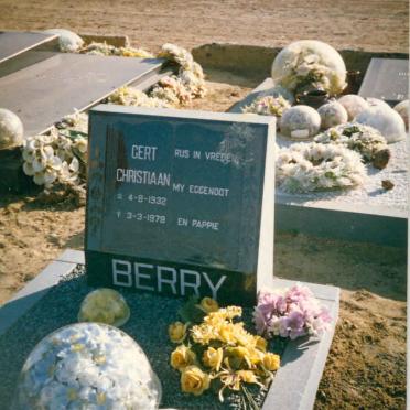 BERRY Gert Christiaan 1932-1979