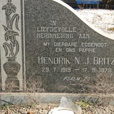 BRITZ Hendrik N.J. 1919-1979
