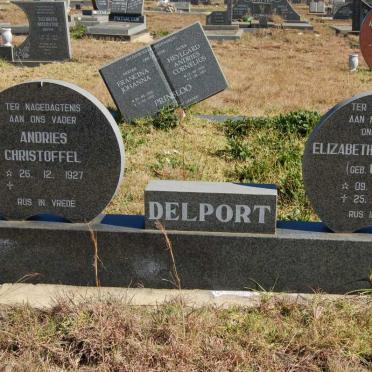 DELPORT Andries Christoffel 1927- &amp; Elizabeth Catarina GREYBE 1932-1999