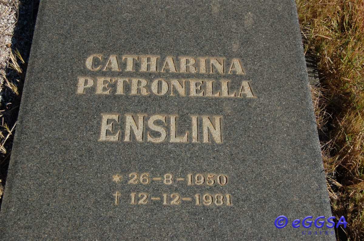 ENSLIN Catharina Petronella 1950-1981