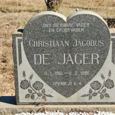 JAGER Christiaan Jacobus, de 1910-1981