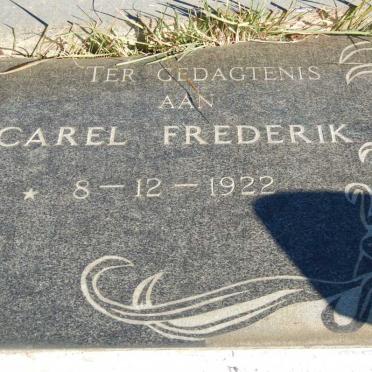 KRIEL Carel Frederik 1922- &amp; Anna Magaretha 1929-1976