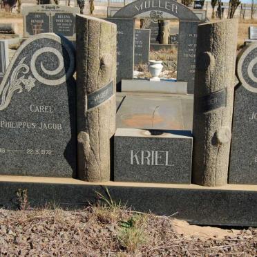 KRIEL Carel Philippus Jacob 1918-1972 &amp; Johanna Carolina 1923-1983