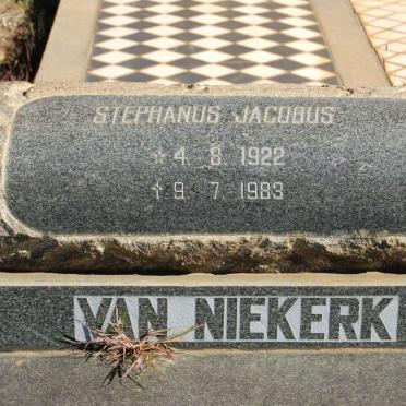 NIEKERK Stephanus Jacobus, van 1922-1983