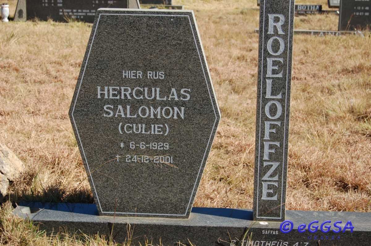 ROELOFFZE Herculas Salomon 1929-2001