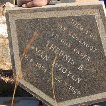 ROOYEN Theunis B., van 1934-1969