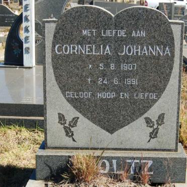 SCHOLTZ Cornelia Johanna 1907-1991