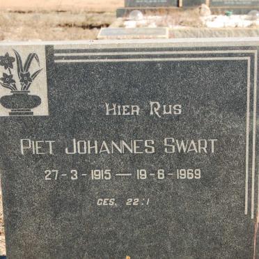 SWART Piet Johannes 1915-1969