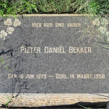 BEKKER Pieter Daniel 1879-1958