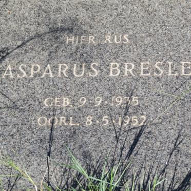 BRESLER Casparus 1935-1952