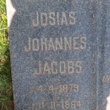 JACOBS Josias Johannes 1879-1964