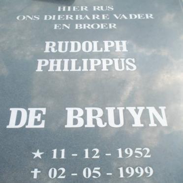 BRUYN Rudolph Philippus, de 1952-1999