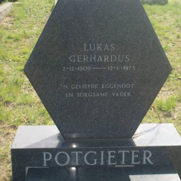 POTGIETER Lukas Gerhardus 1909-1973