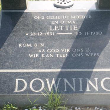 DOWNING Lettie 1891-1980