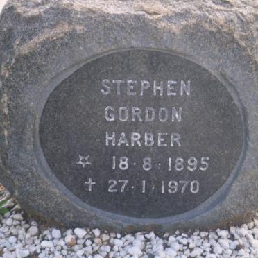 HARBER Stephen Gordon 1895-1970