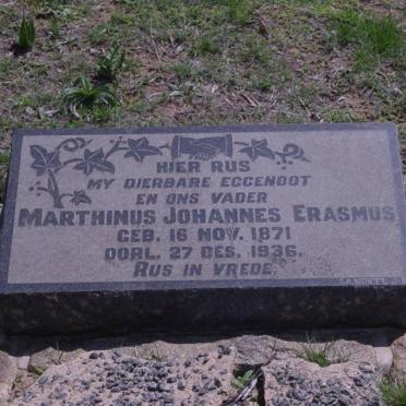 ERASMUS Marthinus Johannes 1871-1936