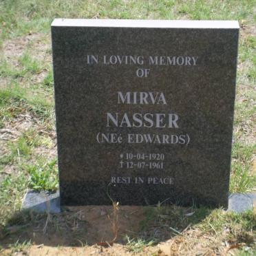 NASSER Mirva nee EDWARDS 1920-1961