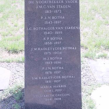 3. J.M.C. , van 1813-1872 :: BOTHA P.J.N. 1843-1897 &amp; J.C. VAN STADEN 1840-1899