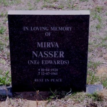 NASSER Mirwa nee EDWARDS 1920-1961