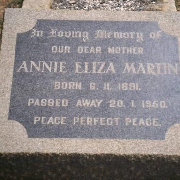 MARTIN Annie Eliza 1891-1950