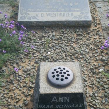 WESTHUIZEN Annie, V.D. 1896-1964