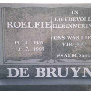 BRUYN Roelfie, de 1957-1995