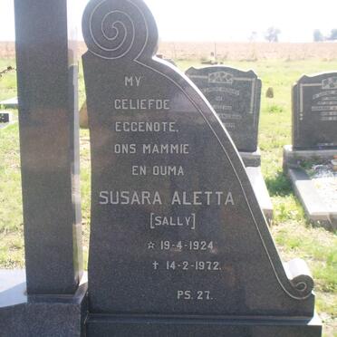 GROBLER Susara Aletta 1924-1972