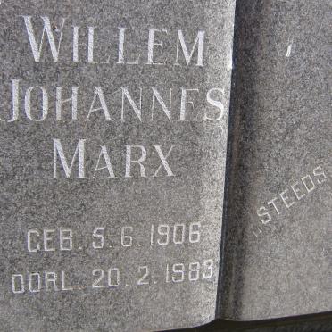 MARX Willem Johannes 1906-1983