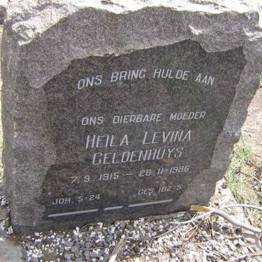 GELDENHUYS Heila Levina 1915-1986
