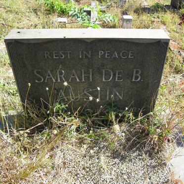 AUSTIN Sarah, de B.