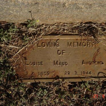 ANDREWS Louise Maud 1859-1944