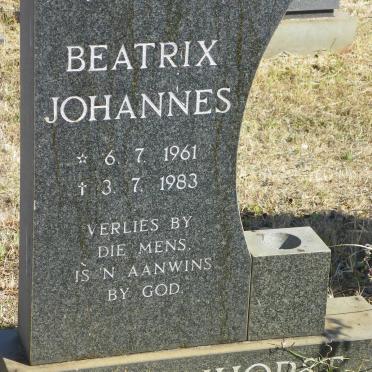 BADENHORST Beatrix Johannes 1961-1983