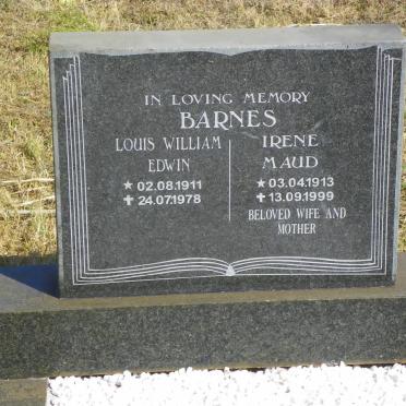BARNES Louis William Edwin 1911-1978 &amp; Irene Maud 1913-1999